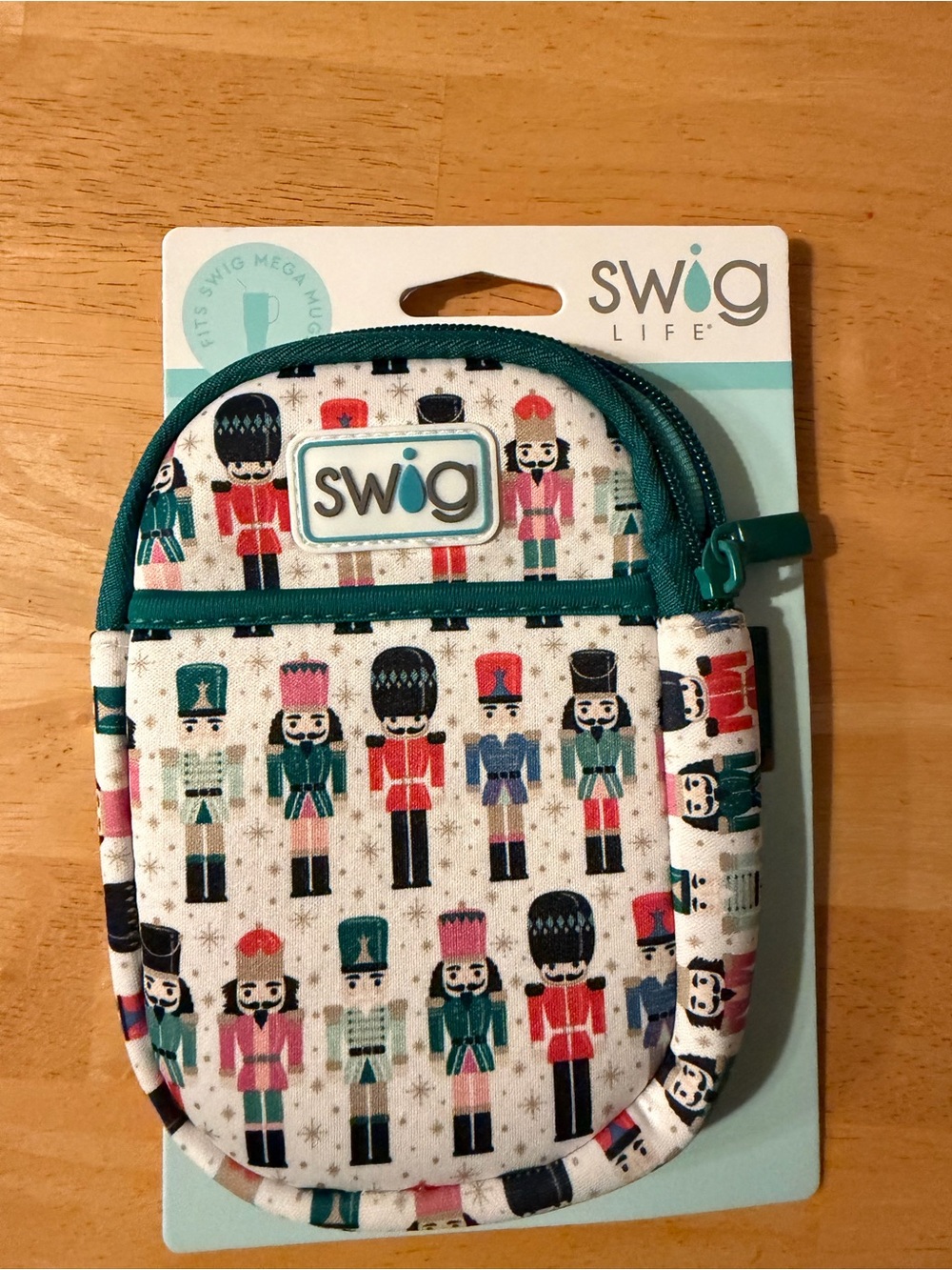 Swig Life Classic Nutcracker Mega Mug Pouch Christmas Holiday NWT